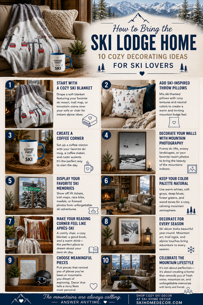 How to Bring the Ski Lodge Home: 10 Cozy Decorating Ideas for Ski Lovers