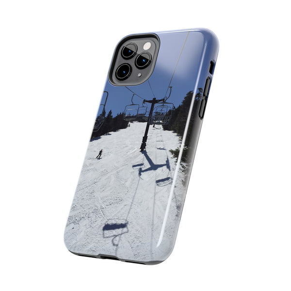Blue Bird Skiing - Tough Phone Case, Case-Mate