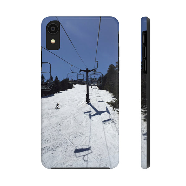 Blue Bird Skiing - Tough Phone Case, Case-Mate