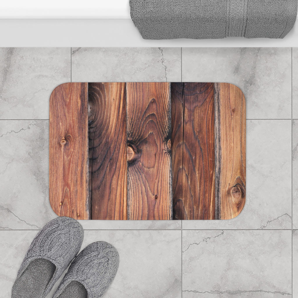 small bath mat ski decor