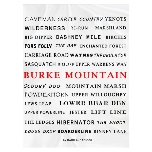 Burke Mountain - Throw Blanket