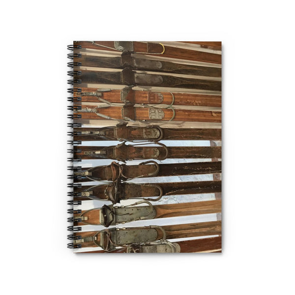skiing inspired notebook