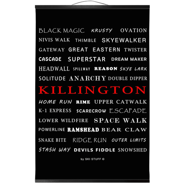 Hanging Canvas Print - Killington Trails