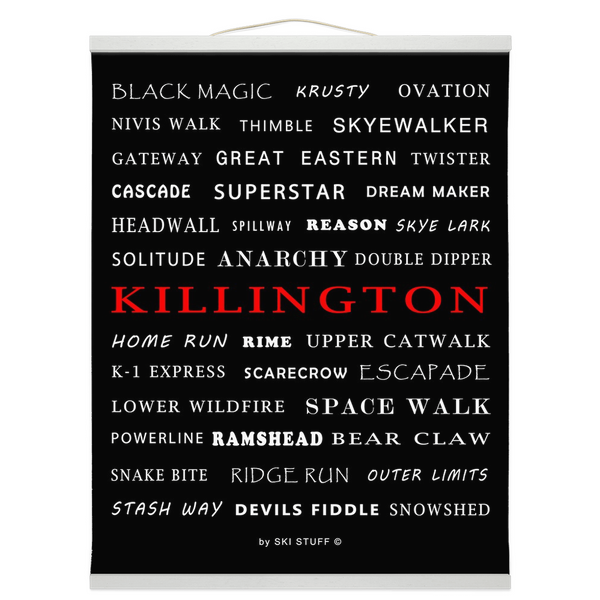 Hanging Canvas Print - Killington Trails