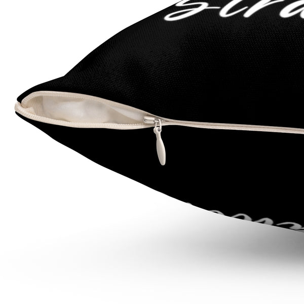 I skied Stratton - Throw Pillow