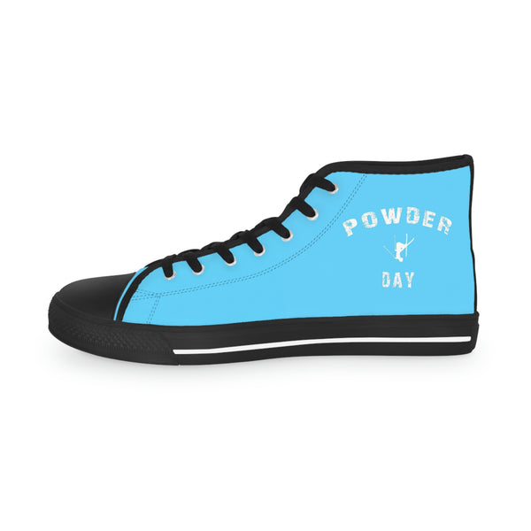 Powder Day Light Blue - High Top Sneakers