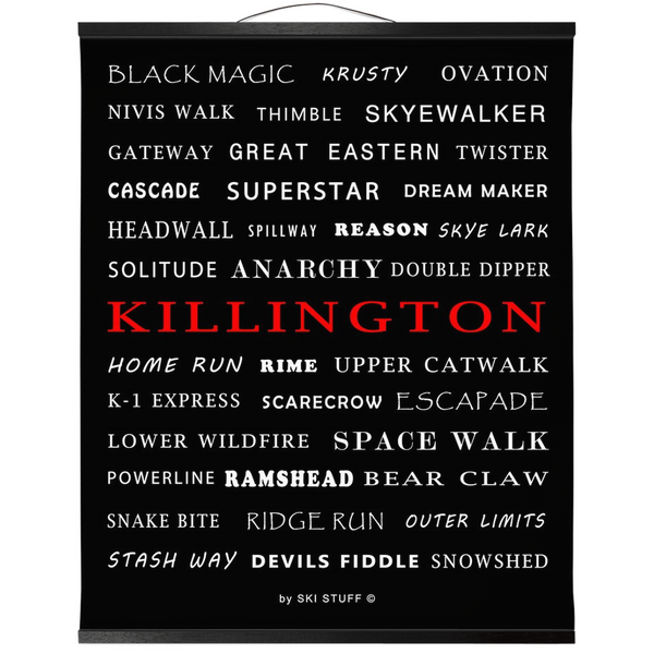 Hanging Canvas Print - Killington Trails