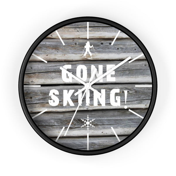 Wall Clock - Gone Skiing