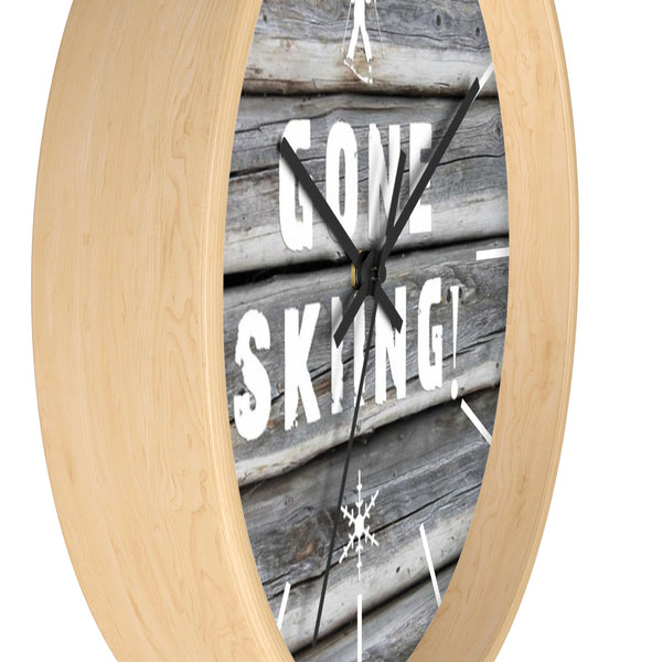Wall Clock - Gone Skiing