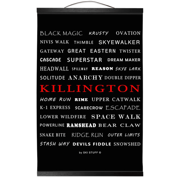 Hanging Canvas Print - Killington Trails