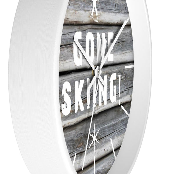 Wall Clock - Gone Skiing