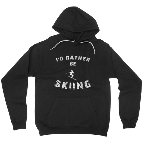 Hoodie - I'd Rather be Skiing