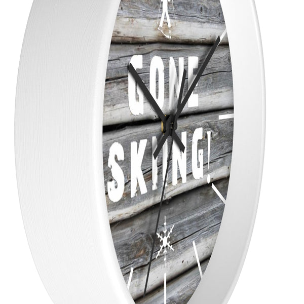 Wall Clock - Gone Skiing