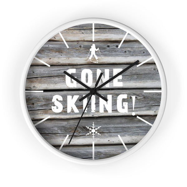 Wall Clock - Gone Skiing