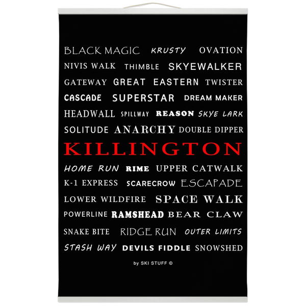 Hanging Canvas Print - Killington Trails
