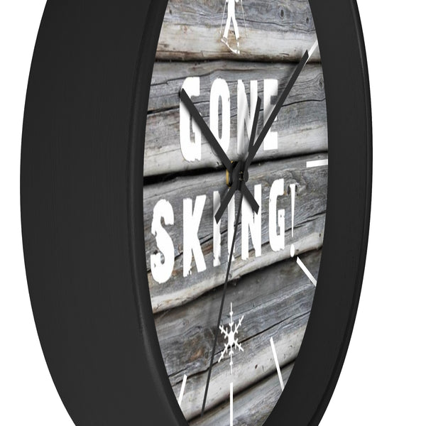 Wall Clock - Gone Skiing