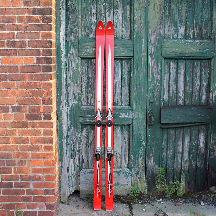 Red Skis and Green Door