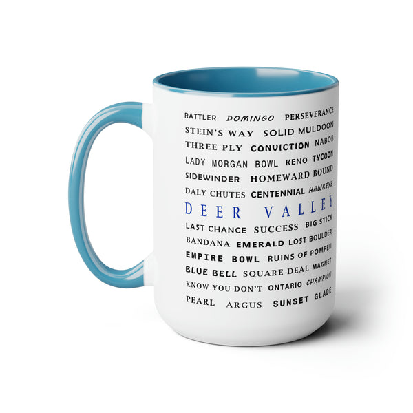 Deer Valley - Two-Tone Coffee Mug, 15oz