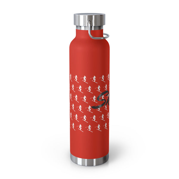 Skiing Vacuum Insulated Bottle, Skiing Bottle, Skier Gifts