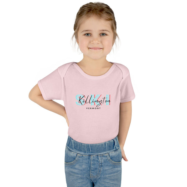 Infant Bodysuit – Ski Killington Vermont - Baby Onesie | Skiing Newborn Gift