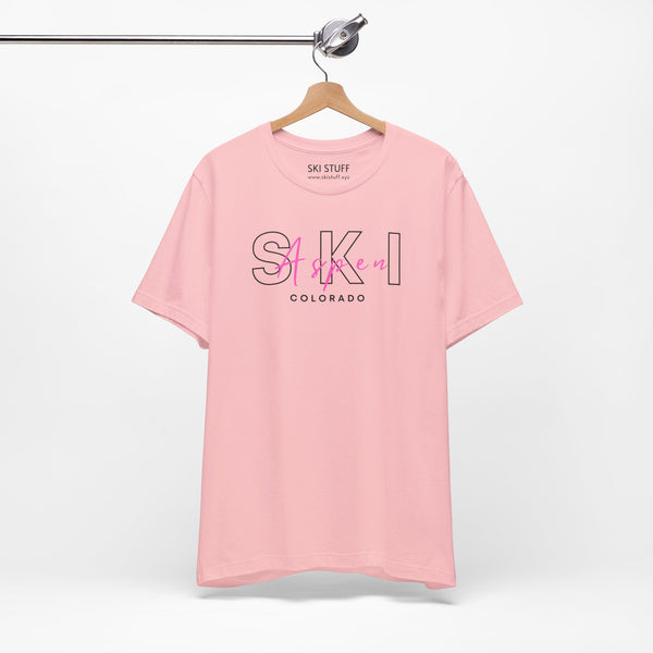 Ski Aspen Colorado Short Sleeve Shirt