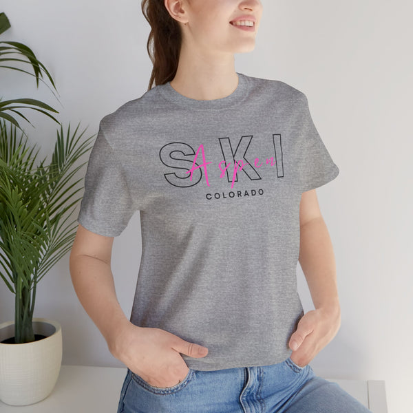 Ski Aspen Colorado Short Sleeve Shirt