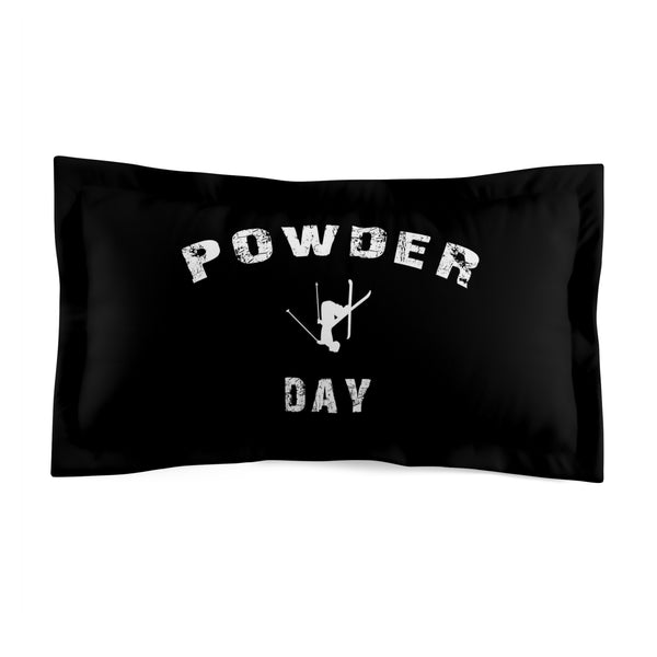 Powder Day Black - Pillow Sham