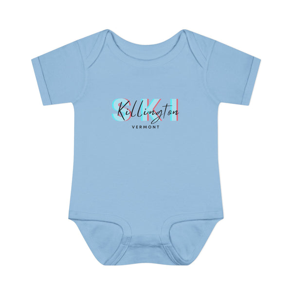 Infant Bodysuit – Ski Killington Vermont - Baby Onesie | Skiing Newborn Gift