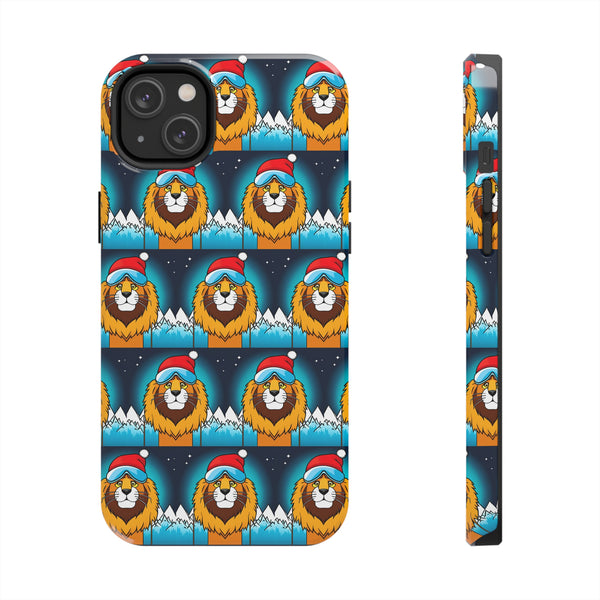 Skiing Lion - Tough Phone Case, Case-Mate