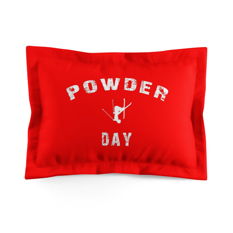 Powder Day Red - Pillow Sham