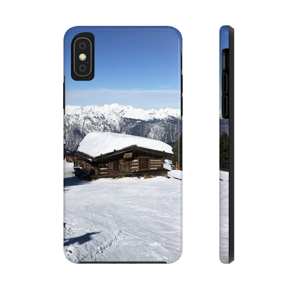 Ski Hut in the Alps - Tough Phone Case, Case-Mate