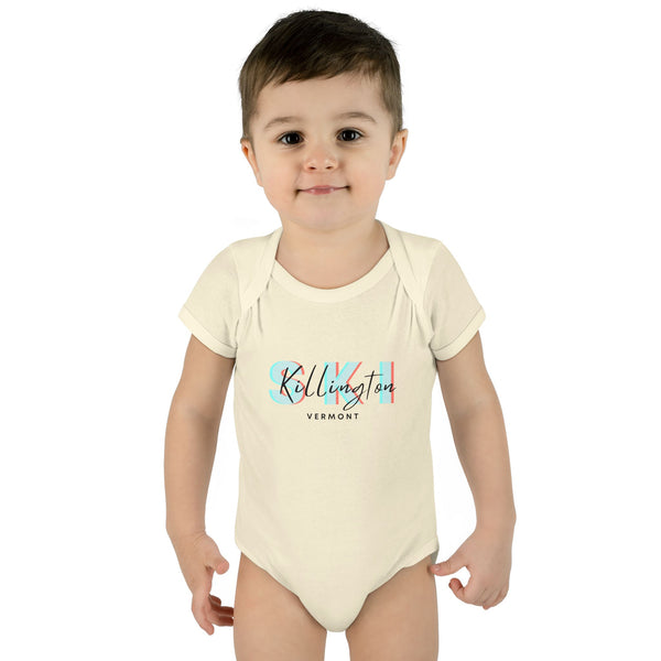 Infant Bodysuit – Ski Killington Vermont - Baby Onesie | Skiing Newborn Gift