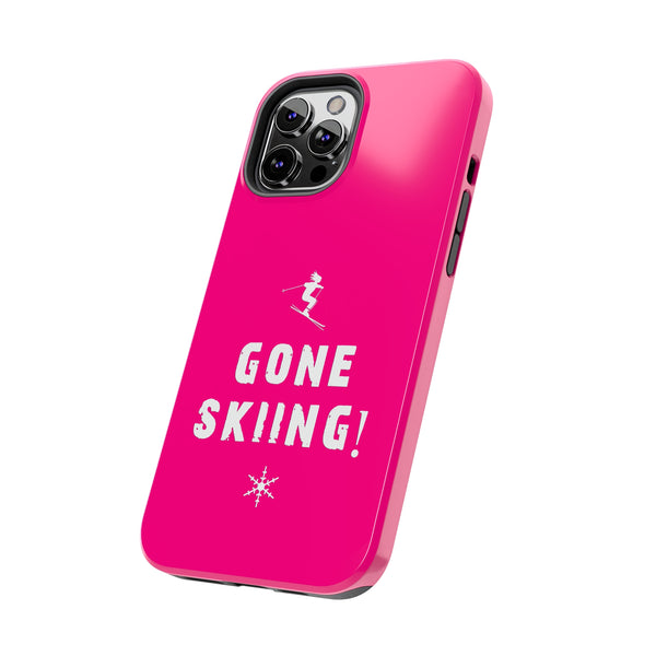 Gone Skiing Pink - Tough Phone Case, Case-Mate