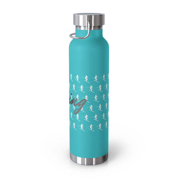 Skiing Vacuum Insulated Bottle, Skiing Bottle, Skier Gifts