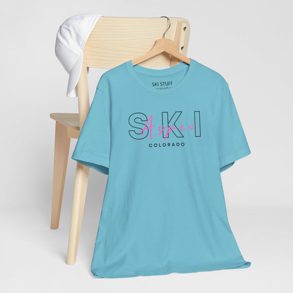 Ski Aspen Colorado Short Sleeve Shirt