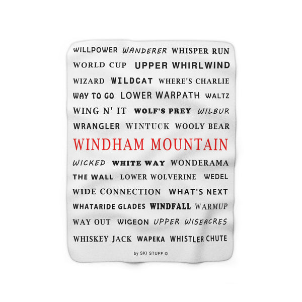 Windham Mountain, New York State - Fleece Blanket