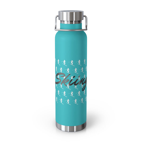 Skiing Vacuum Insulated Bottle, Skiing Bottle, Skier Gifts