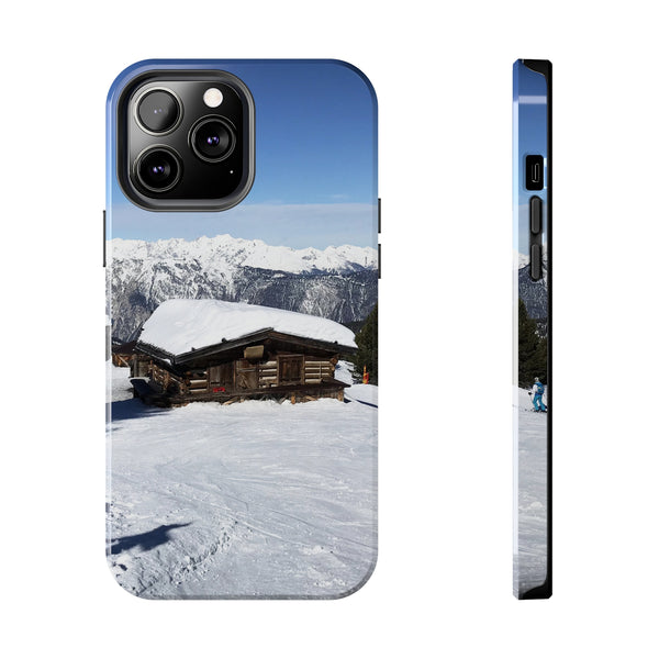 Ski Hut in the Alps - Tough Phone Case, Case-Mate