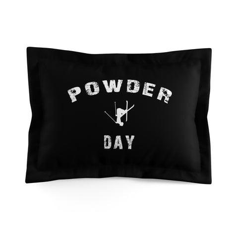 Powder Day Black - Pillow Sham