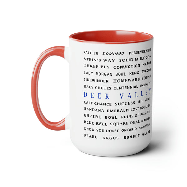 Deer Valley - Two-Tone Coffee Mug, 15oz