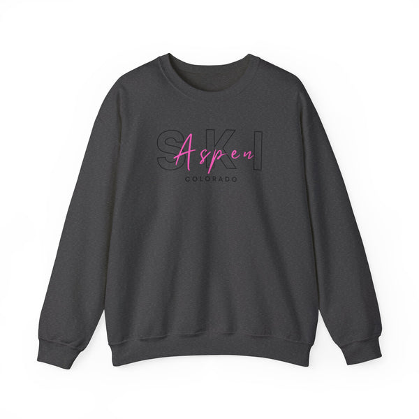 Ski Aspen Colorado - Unisex Crewneck Sweatshirt, Ski Lovers Gifts