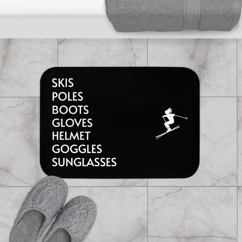 What do you need for Skiing - Bath mat