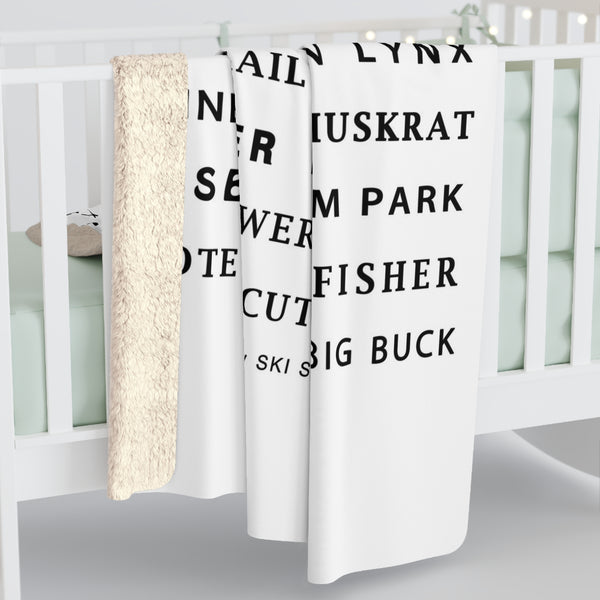 Lost Valley, Maine - Fleece Blanket