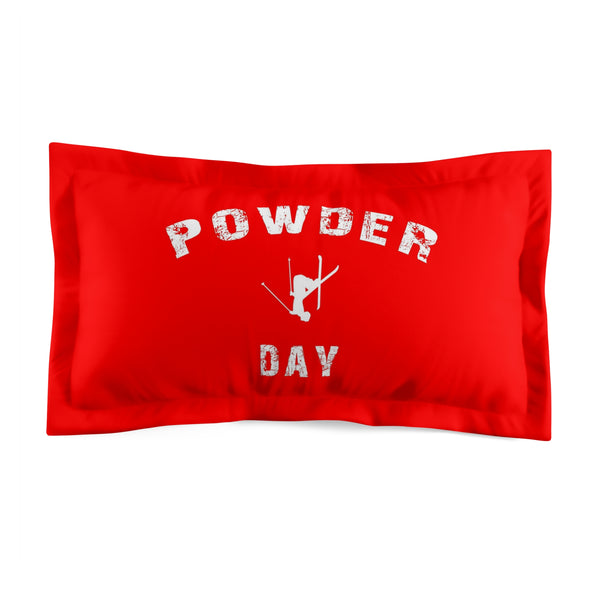 Powder Day Red - Pillow Sham