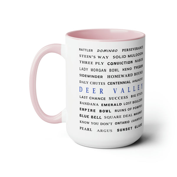 Deer Valley - Two-Tone Coffee Mug, 15oz