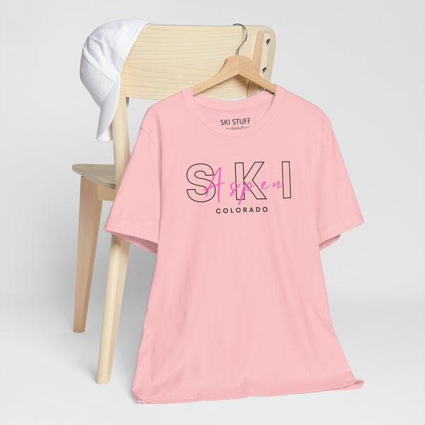 Ski Aspen Colorado Short Sleeve Shirt