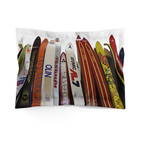 Vintage Skis - Pillow Sham