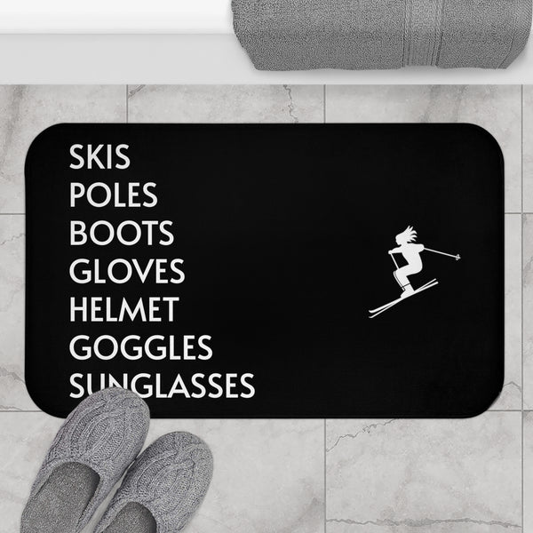 What do you need for Skiing - Bath mat