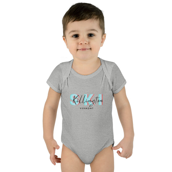 Infant Bodysuit – Ski Killington Vermont - Baby Onesie | Skiing Newborn Gift