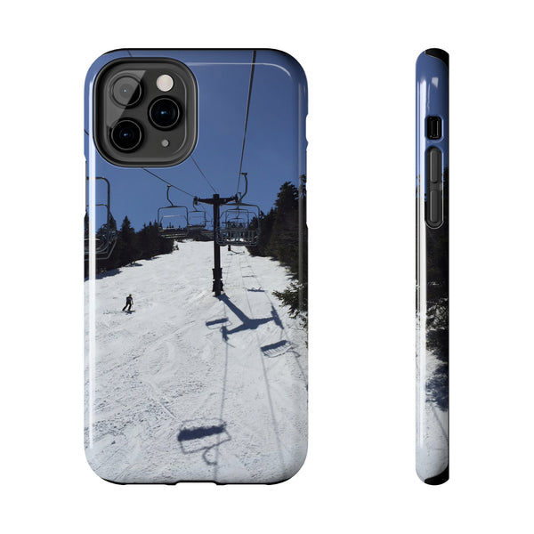 Blue Bird Skiing - Tough Phone Case, Case-Mate